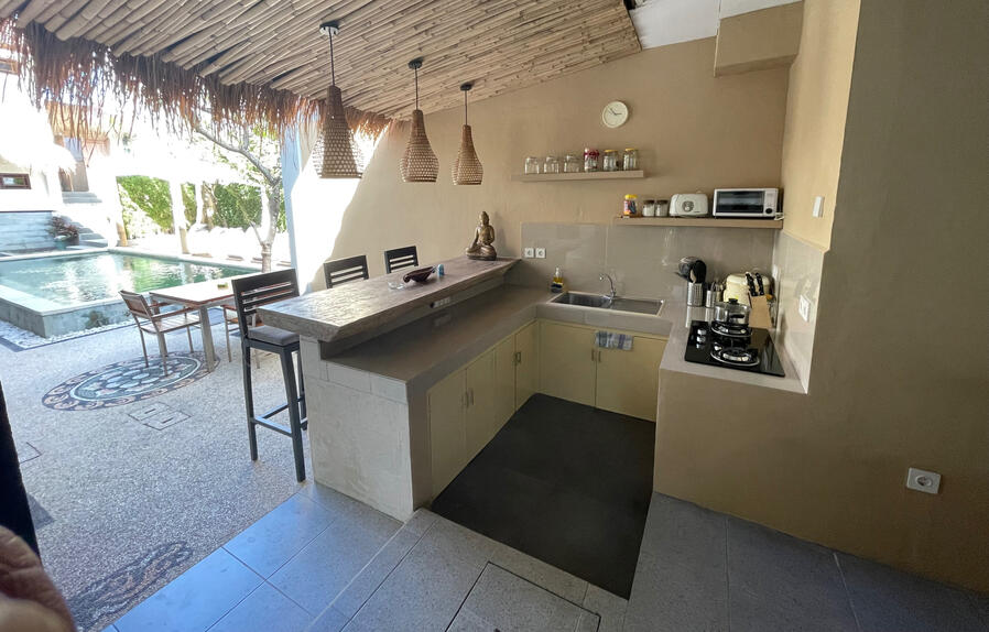 Kitchen area at Nomads Home Bali